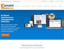 Tablet Screenshot of emaint.com