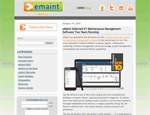 Tablet Screenshot of blogs.emaint.com